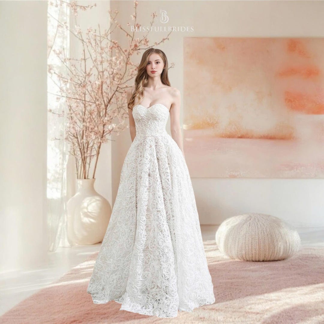 adrianna lace dress Veni Infantino Bridal main image 1