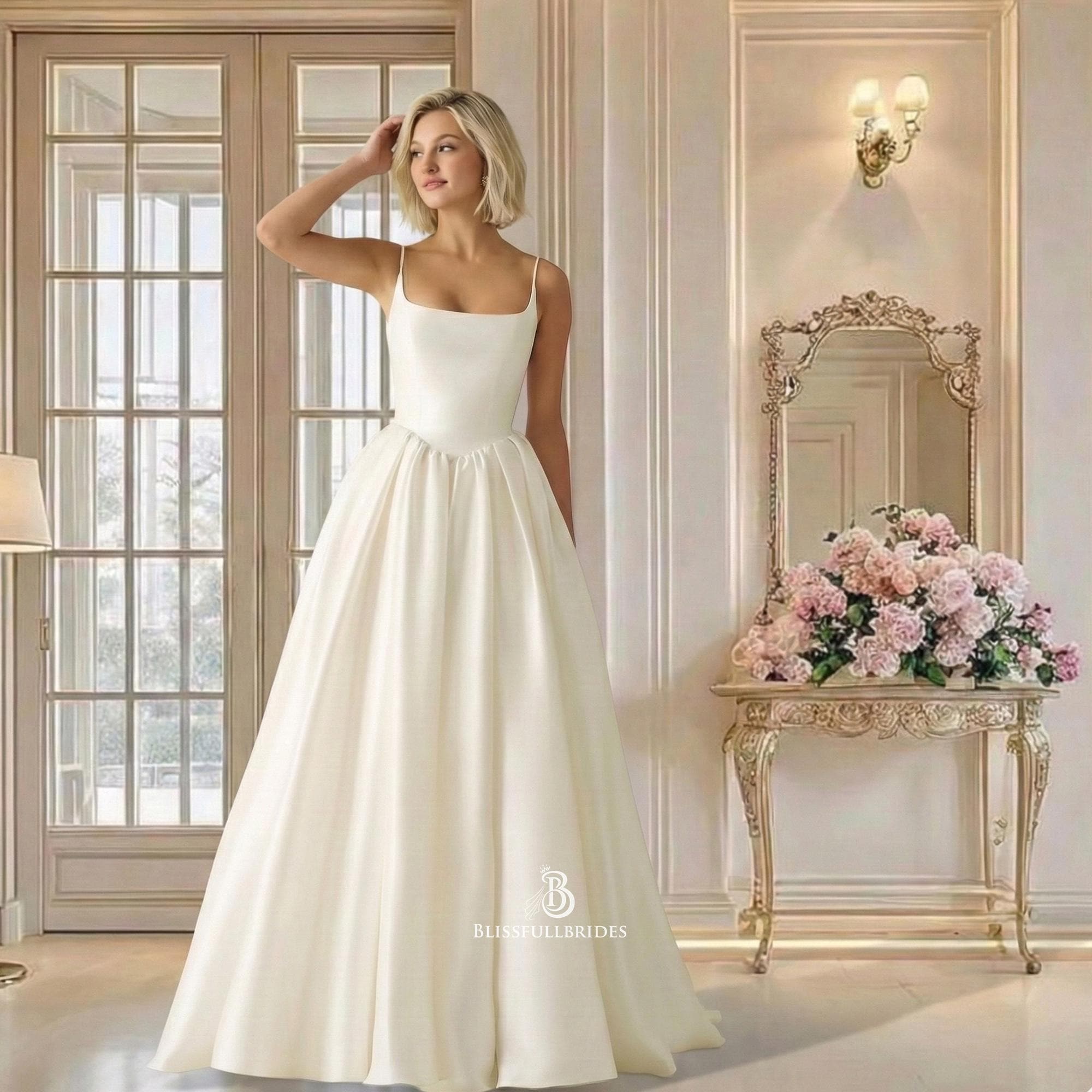 Custom Drop Waist Bridesmaid Dress - Etsy