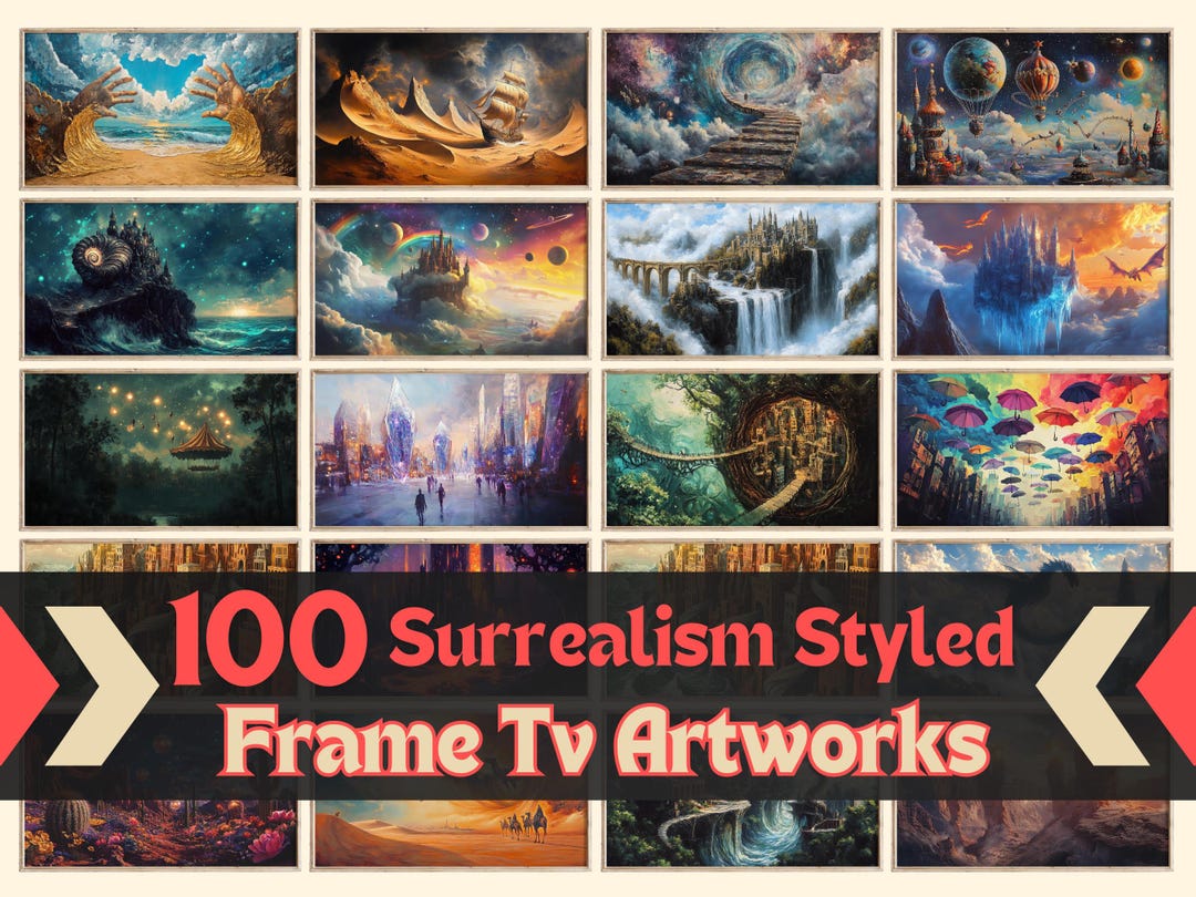 Surrealism Styled Frame TV Art Bundle Surrealist Samsung Frame TV surrealism-styled-frame-tv-art-bundle-surrealist-samsung-frame-tv
