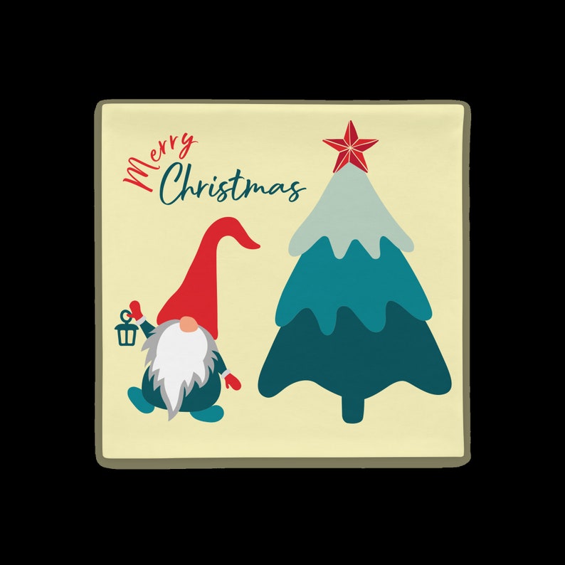 Merry Christmas Cushion Cover Etsy