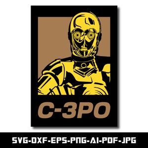 C-3PO Poster: Star Wars Printable (Digital Download)