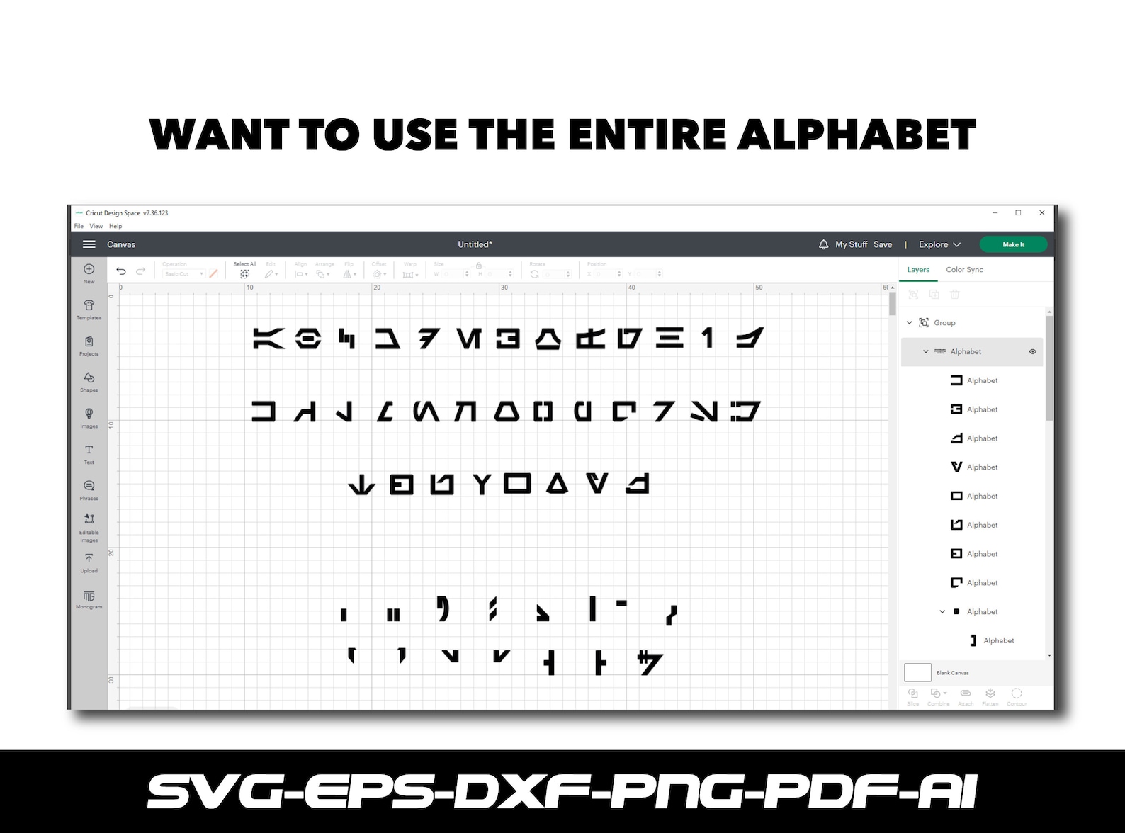 Star Wars Aurebesh Alphabet SVG, Cricut Silhouette Cut File (digital ...