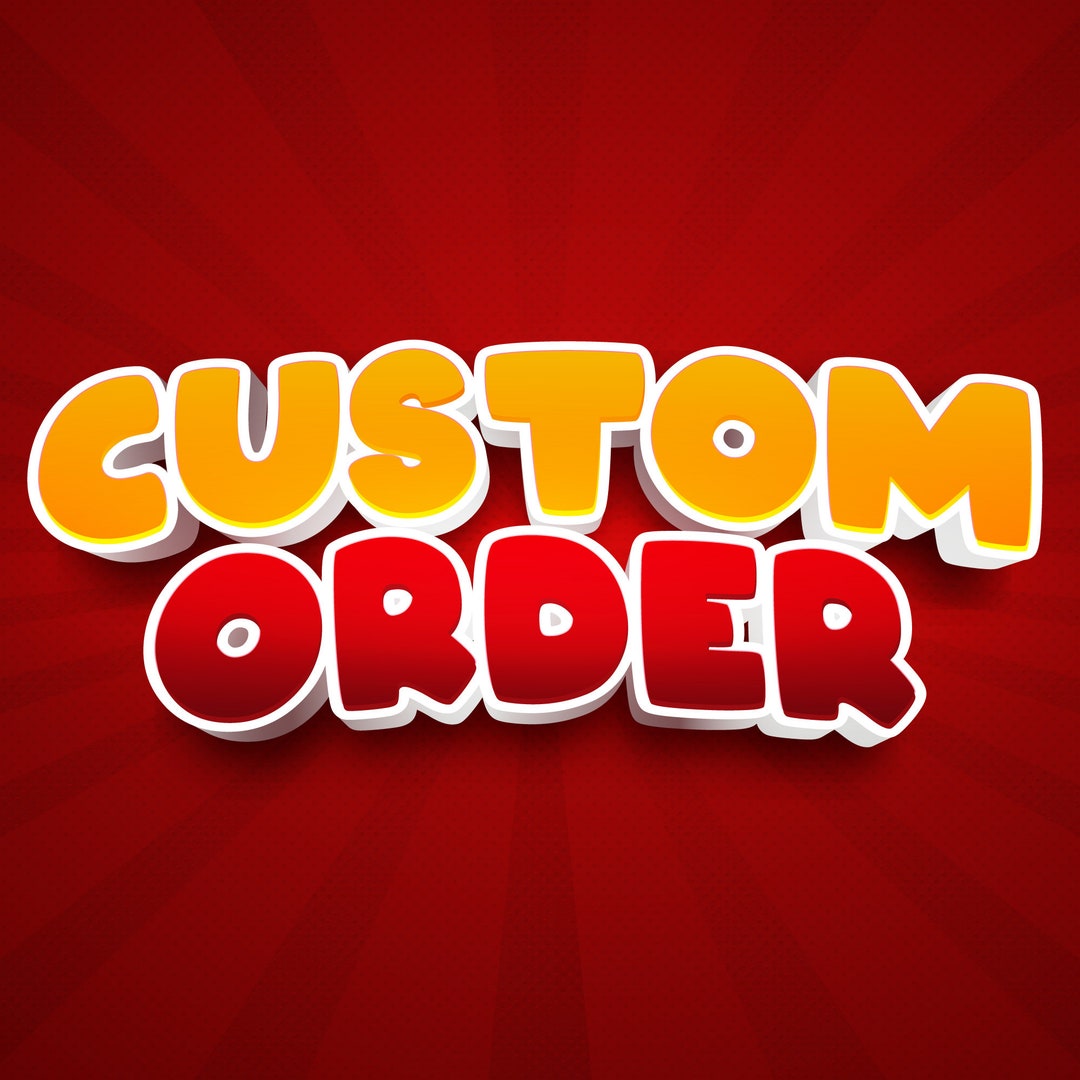 Custom Order Etsy