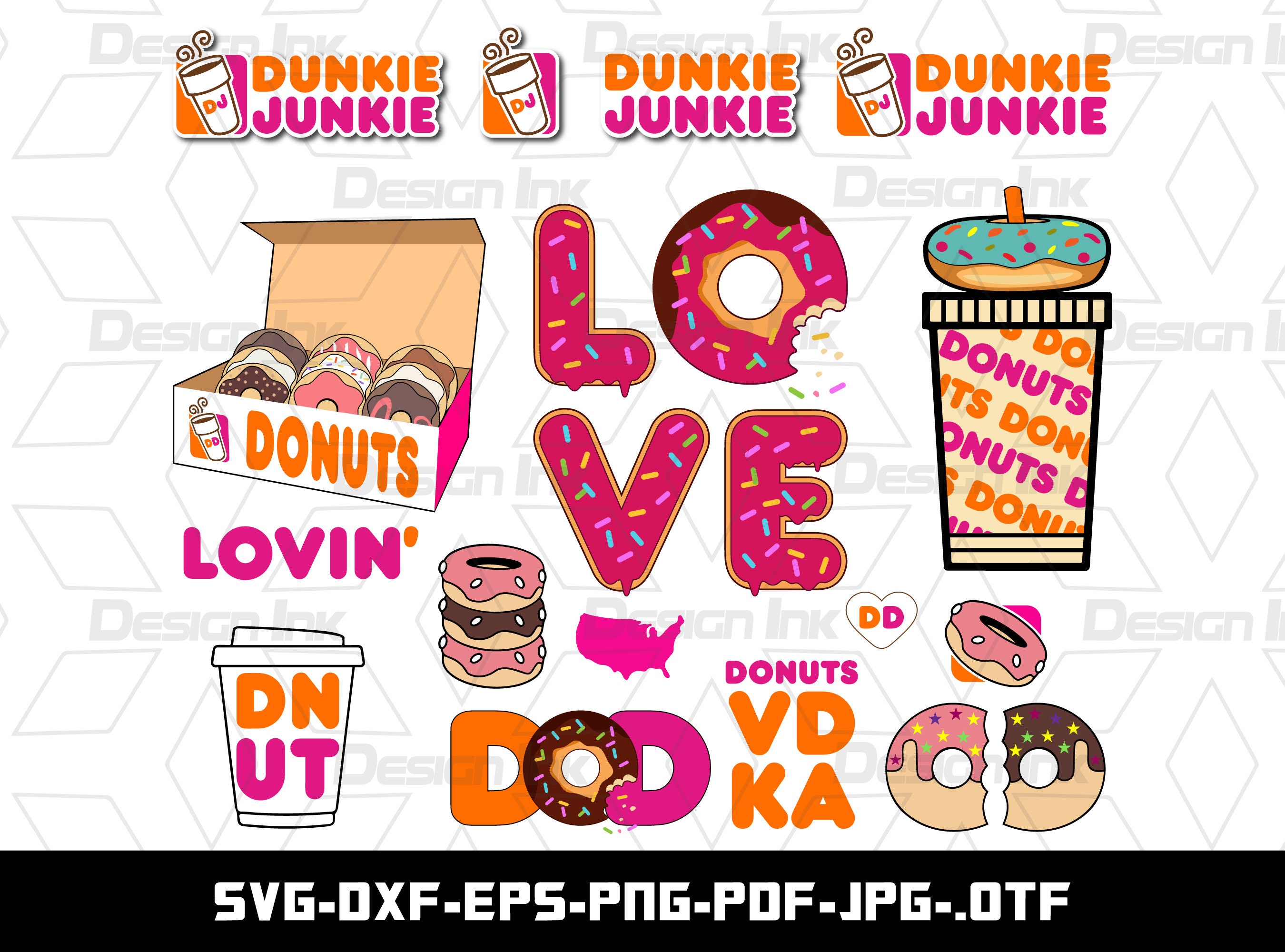 Dunkin doughnuts - Etsy España
