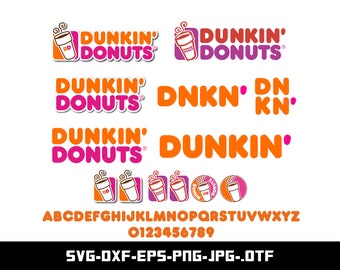 Personalisierte Donuts PNG, JPG ..., + Schrift enthalten, Schnittdatei für Cricut und Silhouette, digitaler Download, sofortiger Download
