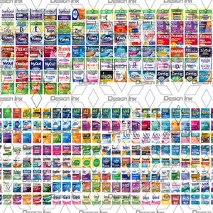 Pill Labels, Pill Case Labels, High Quality Labels With 300 DPI ...