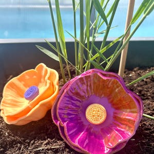 Blumenstecker Insektentränke | Bienen- & Schmetterlingstränke für den Garten | 3D gedruckte Blume | Gartendeko | Geschenk für  kopie