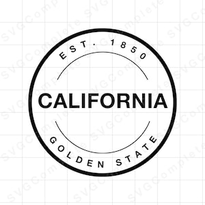 Californie svg État de Californie svg chemise Université de Californie État sweat svg Californie png clipart Cricut Silhouette