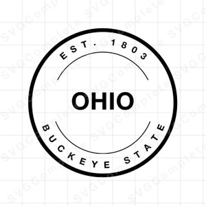Ohio svg State of Ohio svg Tshirt University of Ohio State Sweatshirt svg Ohio png clipart Cricut svg Ohio Silhouette