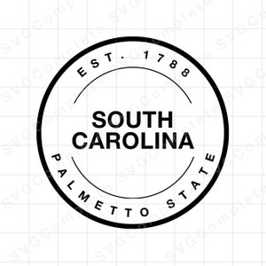 South Carolina svg State of South Carolina svg Tshirt Palmetto State Sweatshirt svg South Carolina png clipart Cricut svg Silhouette