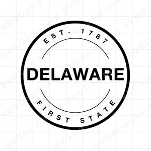 Delaware svg State of Delaware svg Tshirt University of Delaware State Sweatshirt svg Delaware png clipart Cricut svg Delaware Silhouette