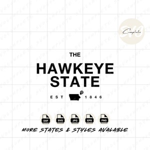Iowa Hawkeye State Svg Iowa State Svg Home State of Iowa Svg Iowa Png University of Iowa Svg the