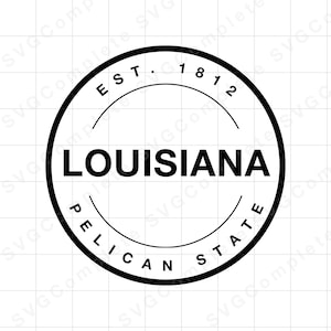 Louisiana svg State of Louisiana svg Tshirt University of Louisiana Sweatshirt svg Louisiana png clipart Cricut svg Louisiana Silhouette