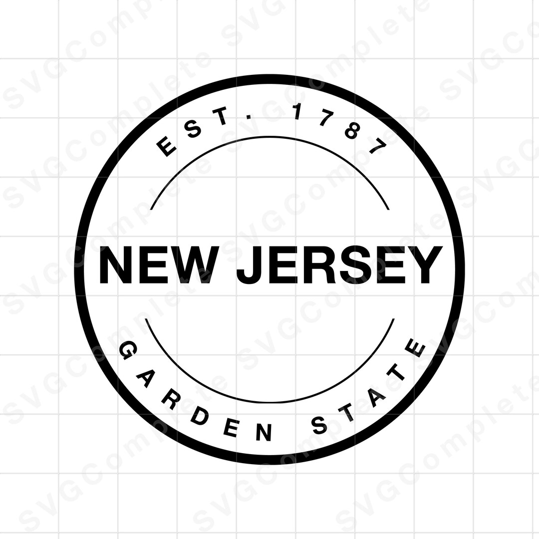 New Jersey Svg State of New Jersey Svg Tshirt University of New Jersey State Sweatshirt Svg New