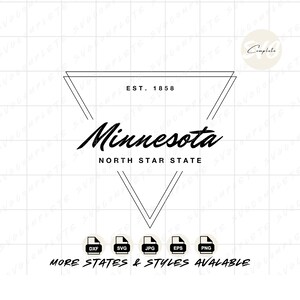 Minnesota svg North Star state svg Minnesota svg state of Minnesota Minnesota png State Sweatshirt svg Minnesota clipart Cricut Silhouette