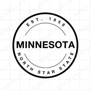 Minnesota svg State of Minnesota svg Tshirt University of Minnesota State Sweatshirt svg Minnesota png clipart Cricut svg Silhouette