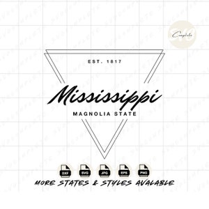 Mississippi svg Magnolia state Mississippi svg state of Mississippi Tshirt Mississippi png State Sweatshirt svg clipart Cricut Silhouette