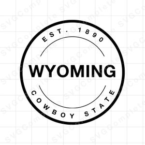 Wyoming SVG staat Wyoming SVG tshirt SVG van Wyoming State Sweatshirt SVG Wyoming PNG clipart Cricut SVG Wyoming silhouet