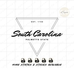 South Carolina svg Palmetto state svg South Carolina svg state of South Carolina State Sweatshirt svg South Carolina png Cricut Silhouette