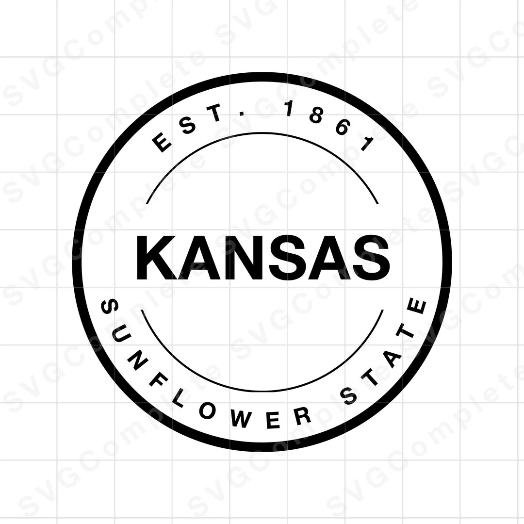 Kansas Svg State of Kansas Svg Tshirt University of Kansas State