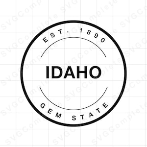 Idaho svg State of Idaho svg Tshirt University of Idaho State Sweatshirt svg Idaho png clipart Cricut svg Idaho Silhouette