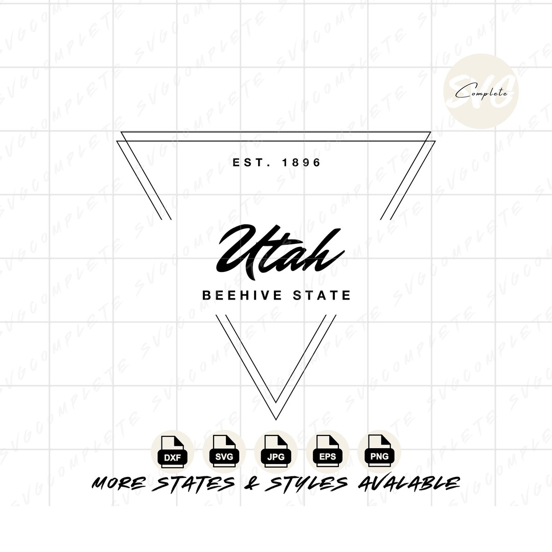 Utah svg beehive state svg utah svg state of utah tshirt utah png state