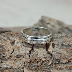 Plain Silver Ring, Sterling Silver Ring, Smooth Ring, Silver Ring, Vintage Ring, Classic Ring, Plain Band, Minimal Ring, Pure Silver Jewelry