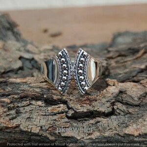 925 Sterling Silver Celtic Knot Band Ring Handmade Design Unisex Boho Ring Statement Jewelry for Men & Women, Gift Her Jewellery
