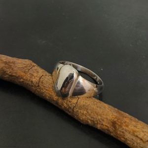 925 Sterling Silver Square Signet Ring Square Shape Ring Plain Ring Brand New Plain Silver Signet Ring 925 Silver Ring Handmade Unisex Ring