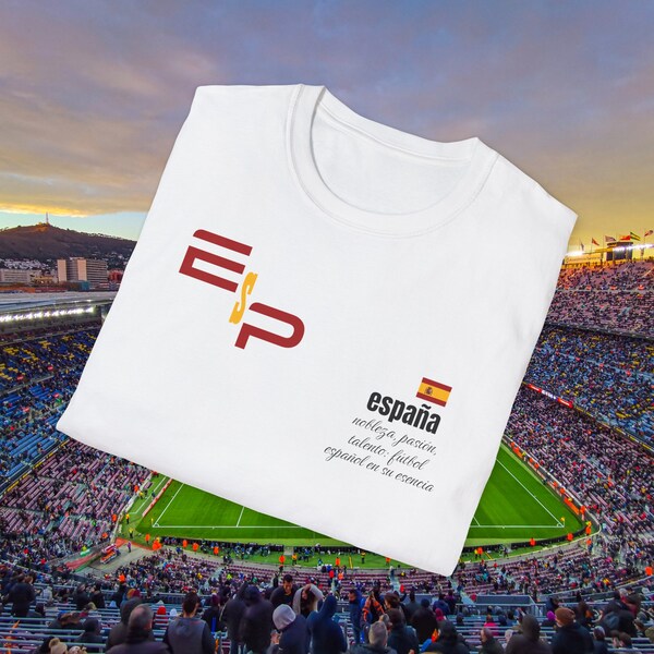 Spain tshirt football team european 2024 in germany euro 2024 spanish football quote tshirt european 2024 pride passion glory world champion
