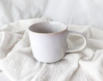 Hermosa taza de 350 ml en cerámica artesanal Estilo vintage Taza de café Taza de té con asa