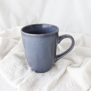 Vintage mug Coffee cup 330 ml in handcrafted ceramic Large tea cup with handle