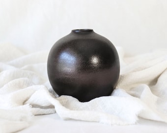 Florero de cerámica de estilo japonés moderno decorativo para flor solitaria