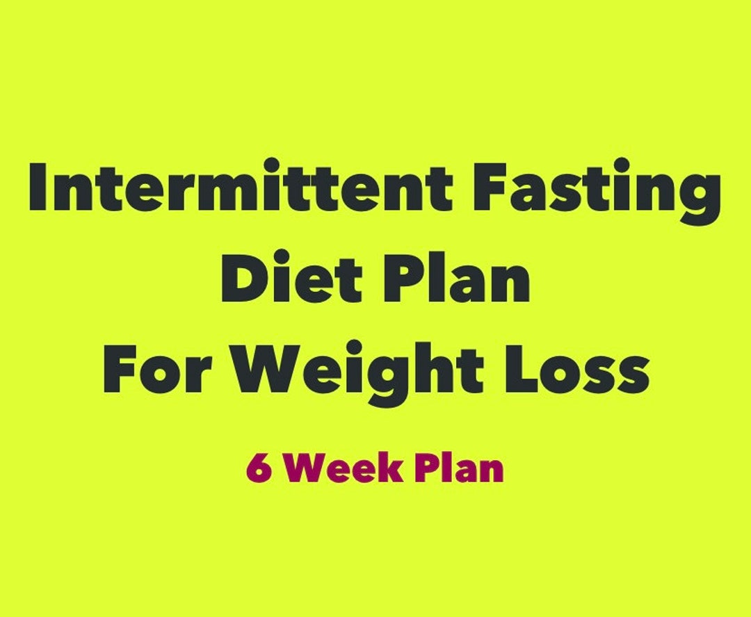 Healthy 6 Week Weight Loss Diet Plan - Etsy