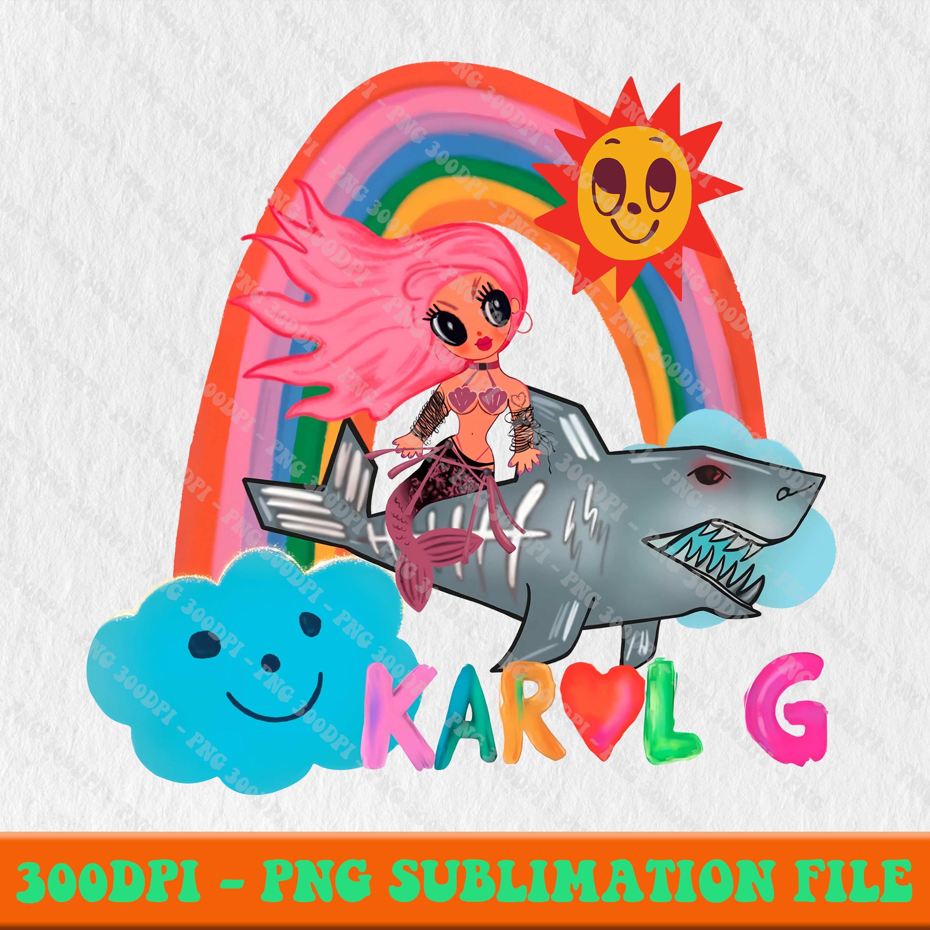 Buy Karol G Png, in My Bichota Era Karol G Png, Msb Forever Tour Shark ...