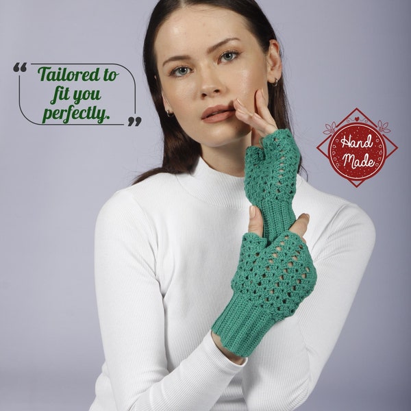 Knitted Gloves Etsy