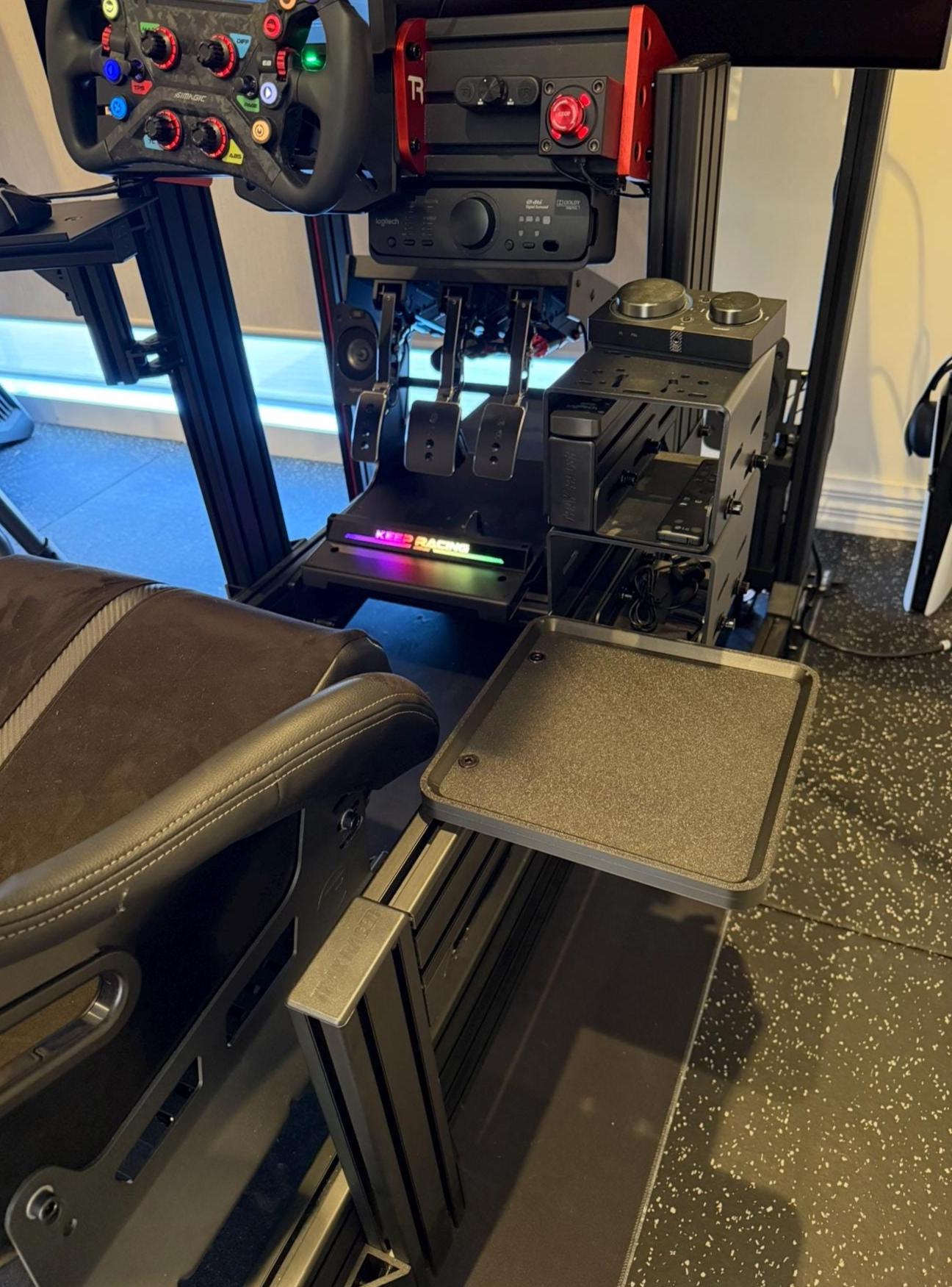 Racing Simulator Mouse Pad | 3D Printed for Profile Rigs | Raised Edge ...