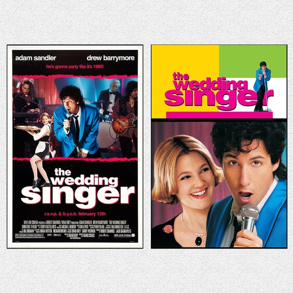 The Wedding Singer 1998 Movie Poster Movie Art Poster Wall Art Prints Room Decor Canvas Film Poster Gifts