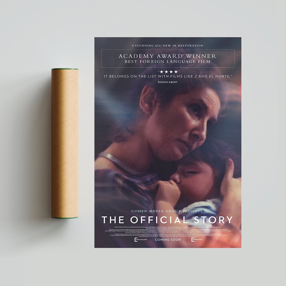 The Official Story Movie Poster Canvas Poster Bedroom Art Etsy