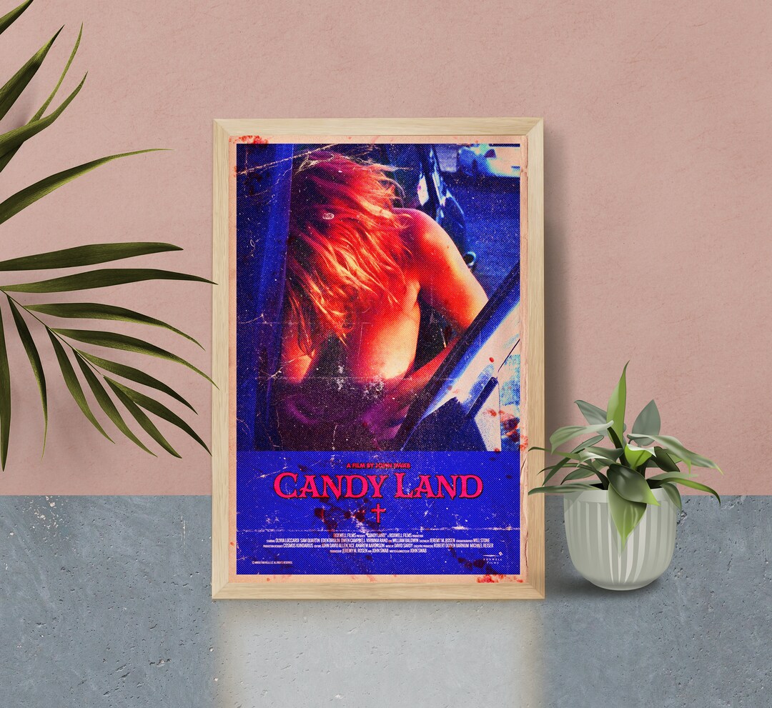 Candy Land Movie Poster High Quality Silk Art Print Room Etsy