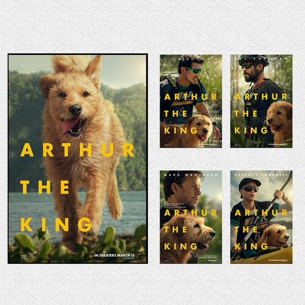 Arthur the King 2024 Movie Poster Movie Art Poster Wall Art Prints Room Decor Canvas Film Poster Gifts