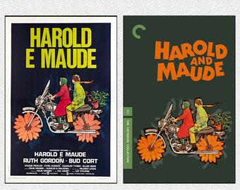 Harold et Maude, 1971, affiche de film vintage, affiche d'art de film, impression d'art mural, décoration de chambre, toile, affiche de film, cadeau