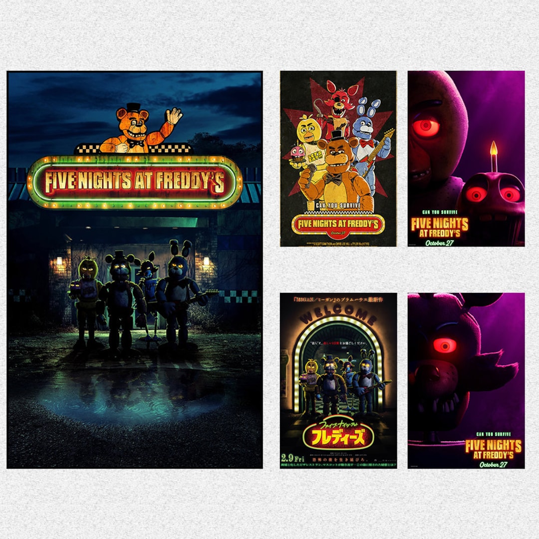 Five Nights at Freddy's 2023 Movie Poster Movie Art Poster - Etsy Australia