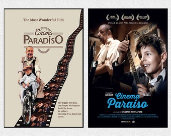 Póster de la película Cinema Paradiso de 1988, póster artístico de la película, impresiones artísticas de pared, decoración de la habitación, póster de película en lienzo, regalos