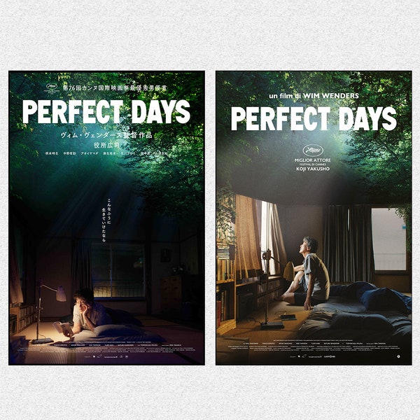 Perfect Days 2023 Filmposter Film Poster Wand Kunst Drucke Raumdeko Leinwand Film Poster Geschenk