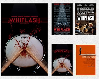 Whiplash Affiche de film Affiche d'art de film Impressions d'art mural Toile Affiche de film Cadeaux