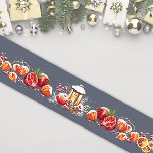 Kreuzstich Stickset, Kreuzstich Stickset, Tischläufer, Kreuzstich Stickmuster, Kreuzstich Stickmuster, Stickset für Weihnachten, Tischläufer Bild 6