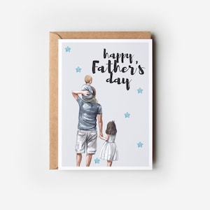 Karte zum Vatertag, Papa Geschenk, Vater Geschenk, Vatertag Karte, Vatertag Geschenkideen, Fathers day gift | Postkarte DIN A6