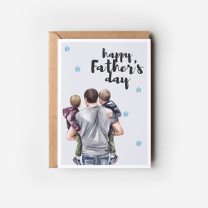 Karte zum Vatertag, Papa Geschenk, Vater Geschenk, Vatertag Karte, Vatertag Geschenkideen, Fathers day gift | Postkarte DIN A6