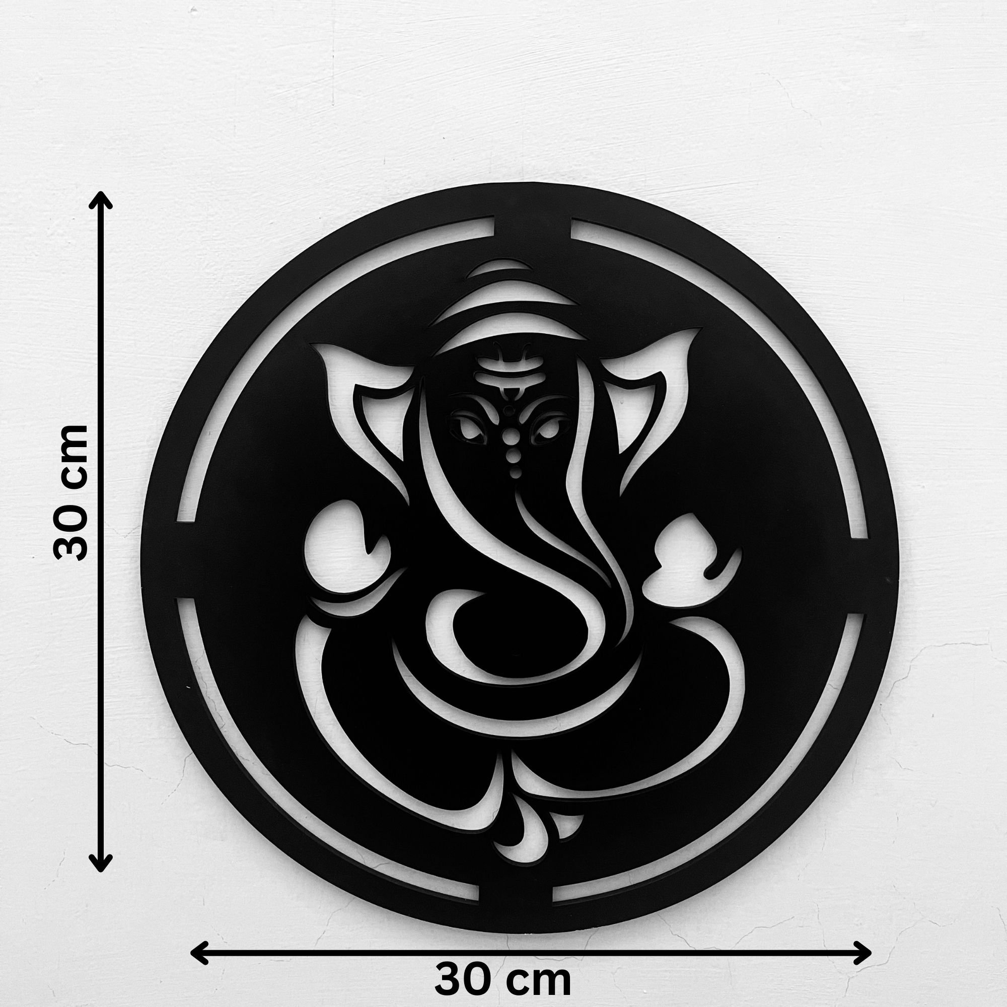 Modern Ganesha Wall Decor, Stylish Art With Ganpati Elephant Design